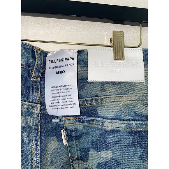 Filles A Papa SUPERCROSS LASER PRINT CAMO CARGO JEANS size 26/32 NWT - Picture 3 of 5